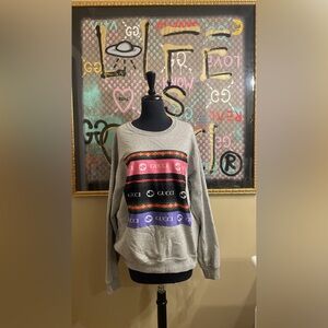 (LIFE IS) GUCCI COLORFUL SWEATSHIRT